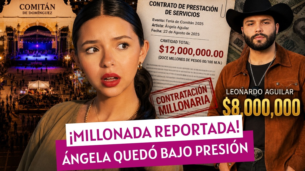 pago reportado a Ángela Aguilar